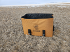 Large capacity decoy bag for carrying dozens of goose silhouettes into the field